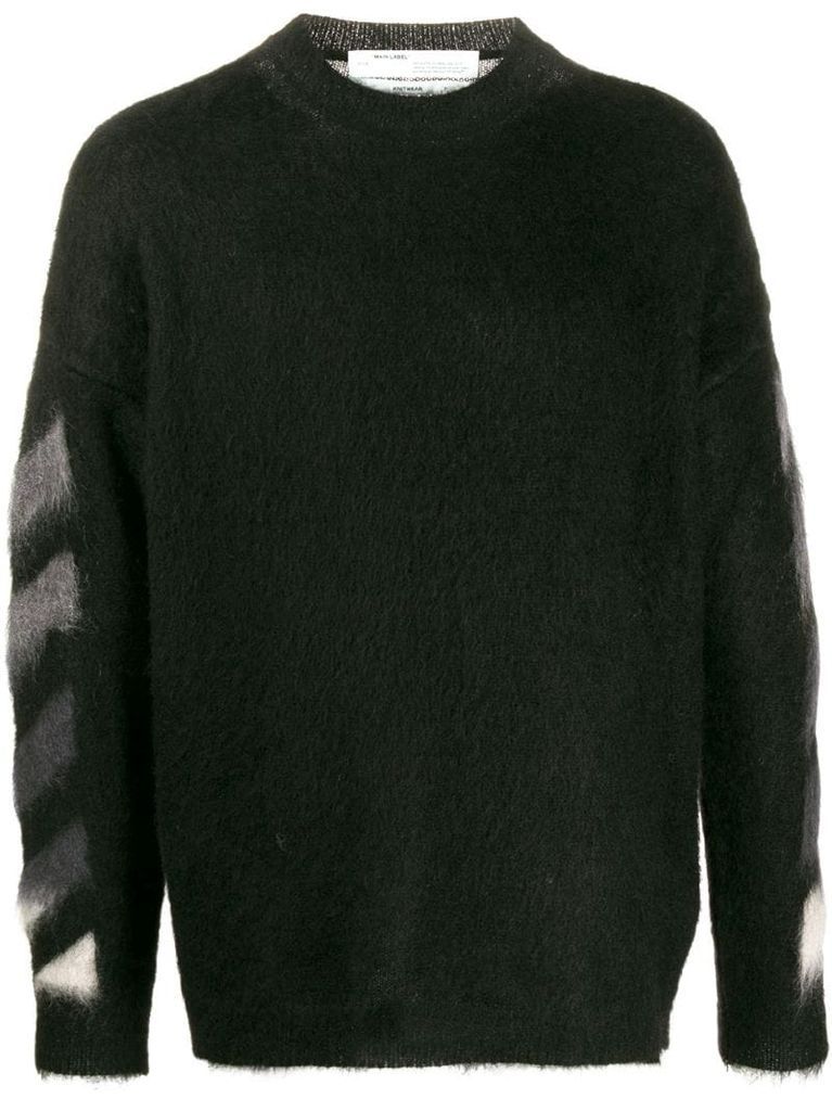 Diagonal Arrows knitted jumper