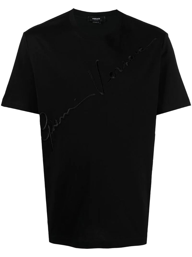 embroidered-logo short-sleeve T-shirt
