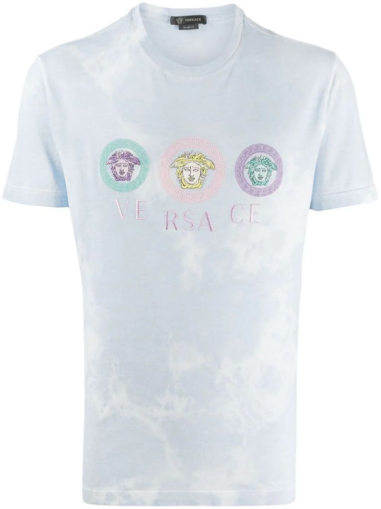 tie-dye Medusa print T-shirt