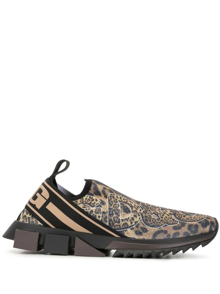 Sorrento leopard-print sneakers