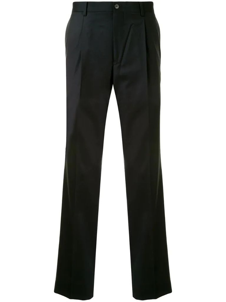 straight-leg trousers