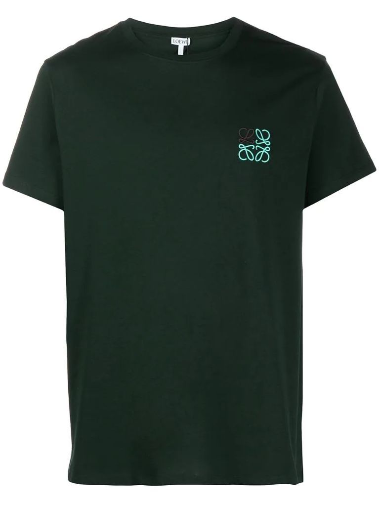 chest embroidered logo T-shirt