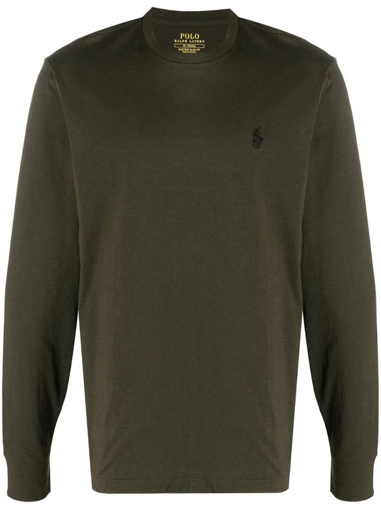 Polo Pony cotton long-sleeved top