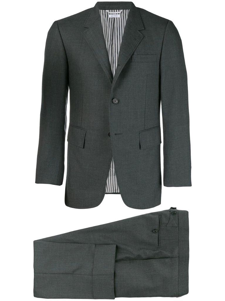 wide-lapel two-piece suit