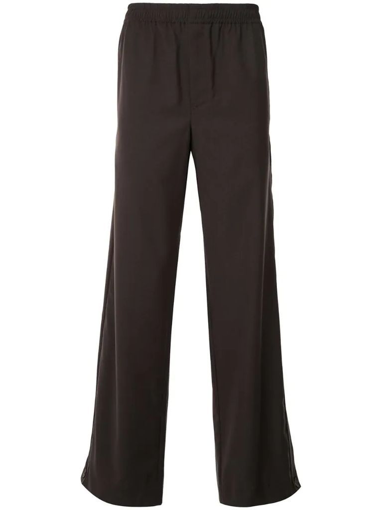 elasticated waist tailored trousers