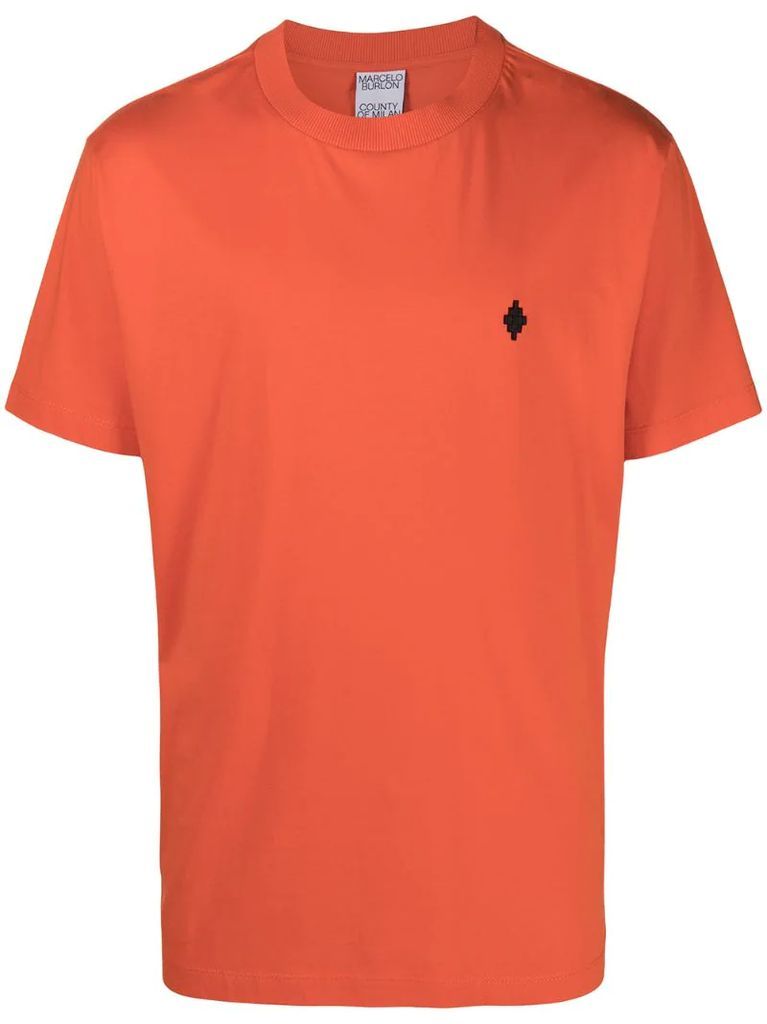 Cross round-neck T-shirt