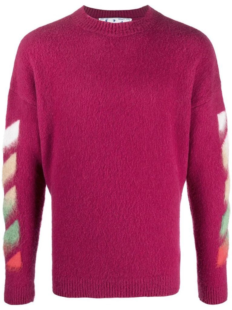 Arrows motif knit jumper