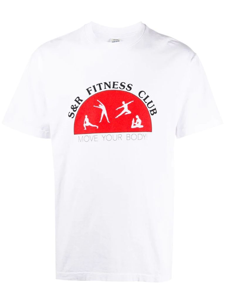 'S&R Fitness Club' slogan t-shirt