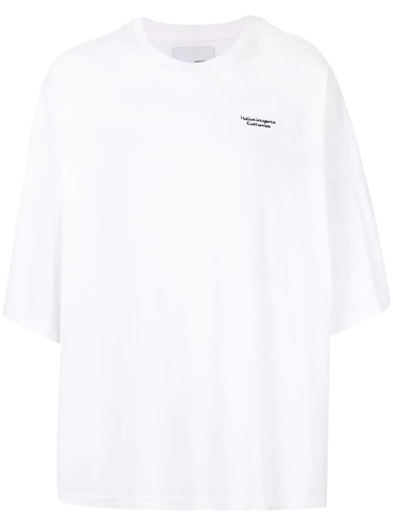 delorean oversized T-shirt