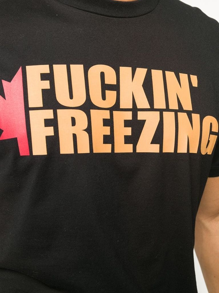 Freezing print T-shirt