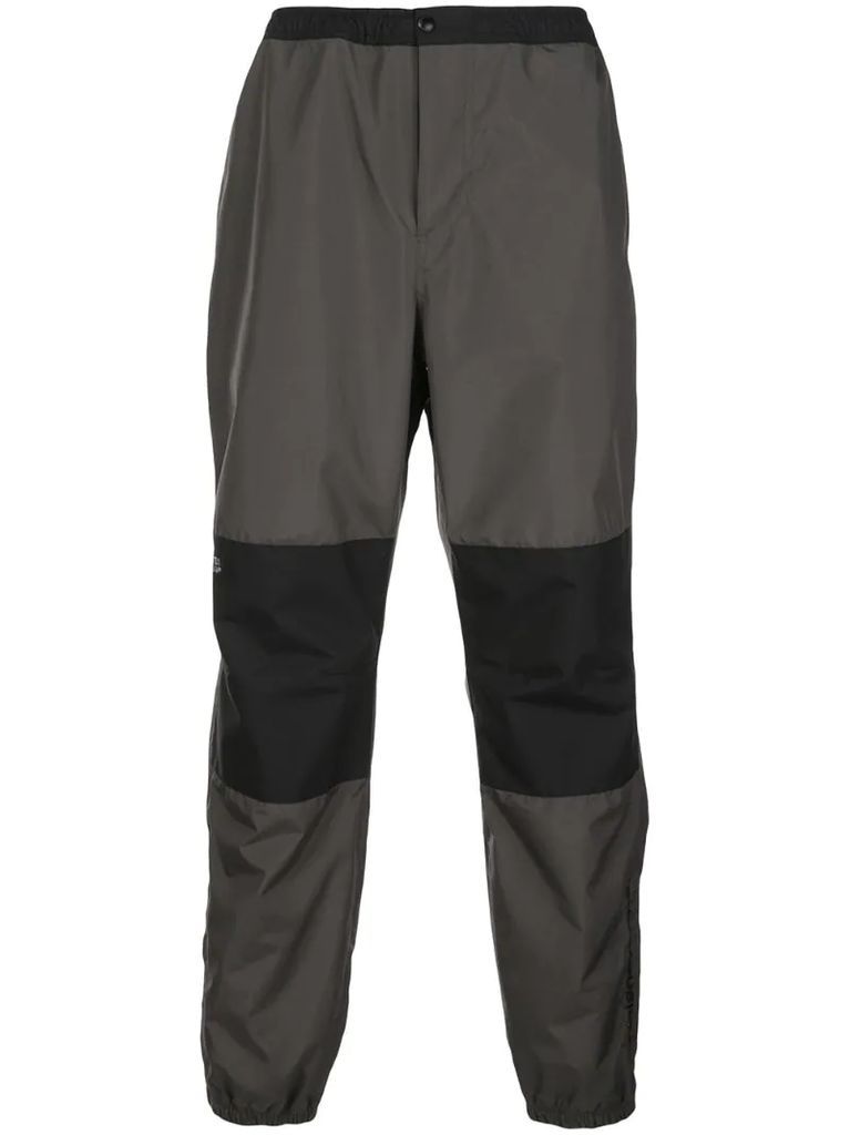 industrial cargo style colour block trousers