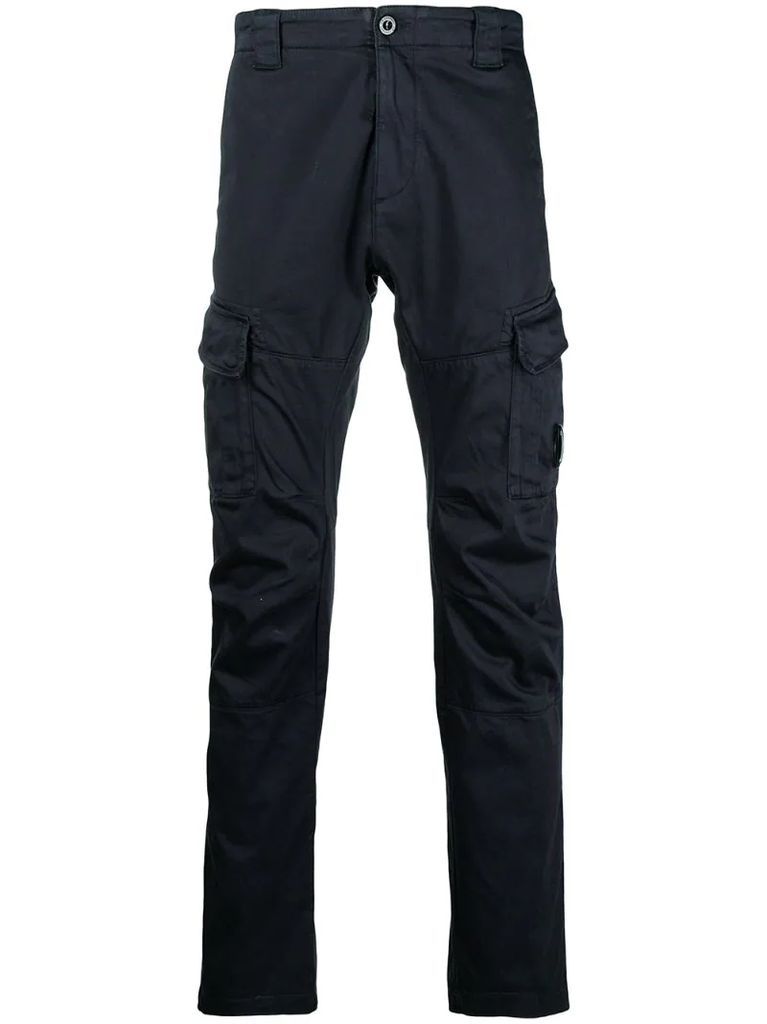 stretch-fit utility trousers