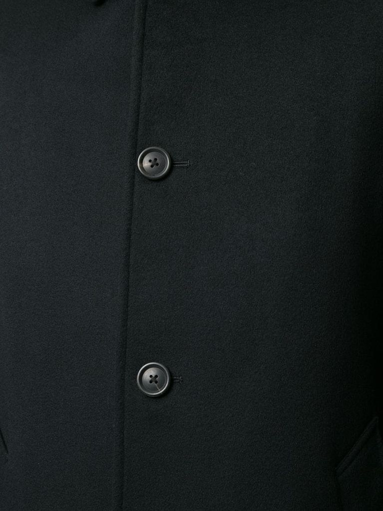 single breasted formal coat