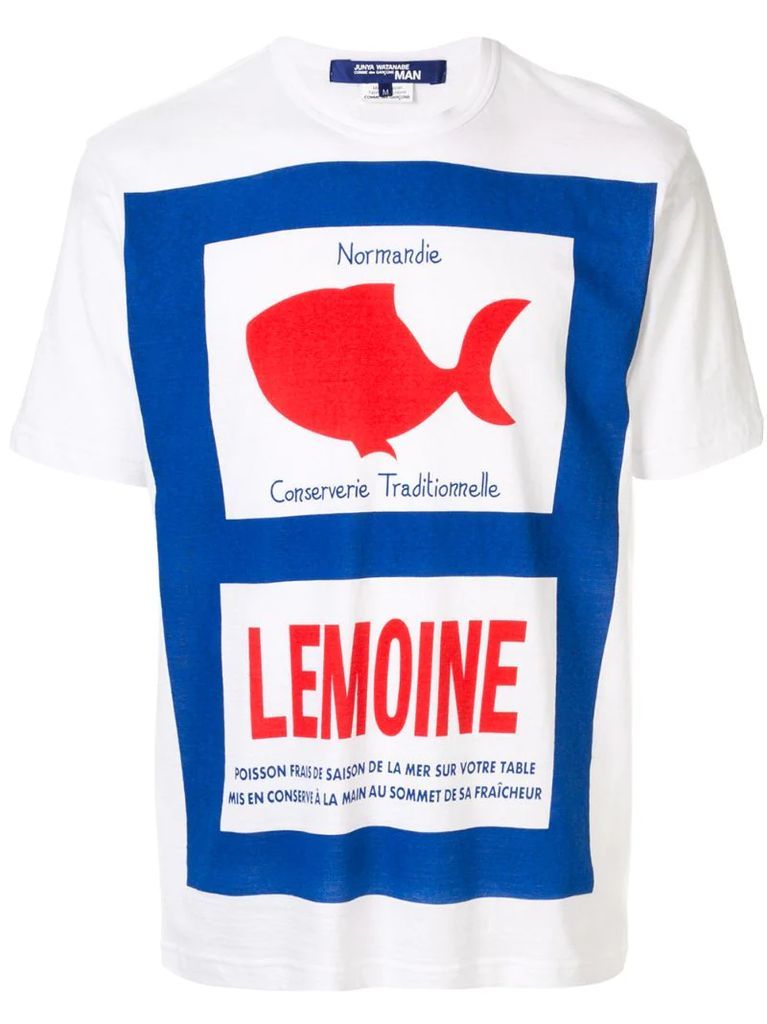 Fish print T-shirt