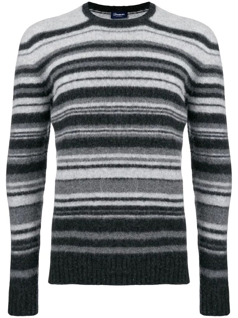striped slim-fit sweater