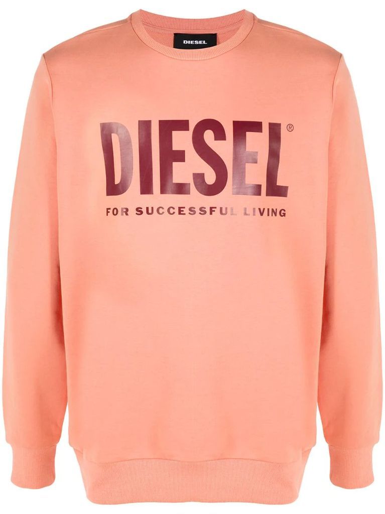 For Successful Living logo print sweatshirt