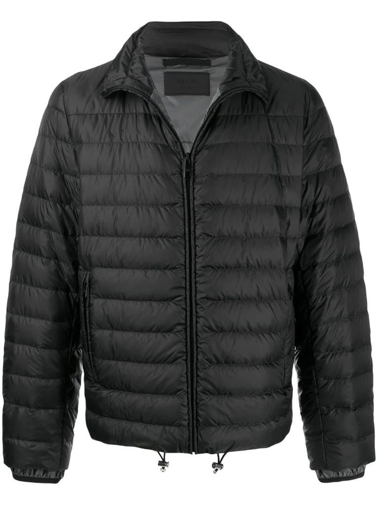 short quilted puffer jacket