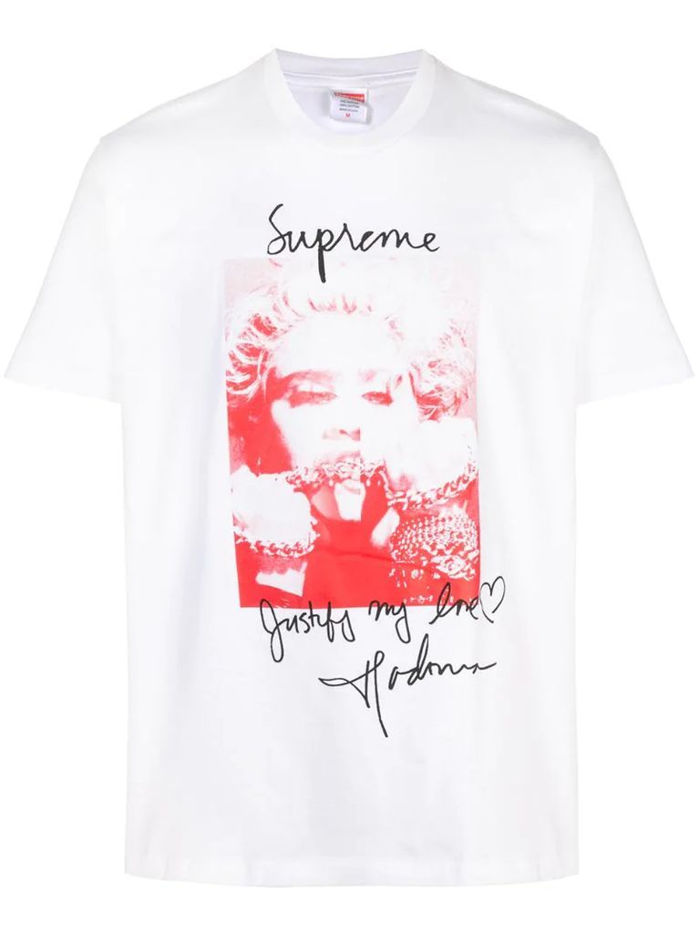 Madonna print T-shirt