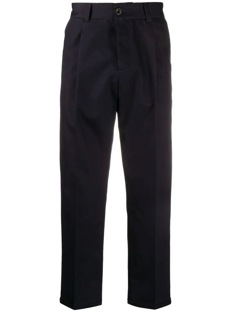 straight-leg trousers