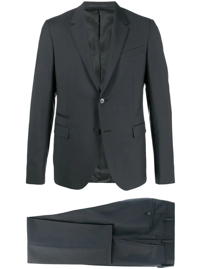 two-piece notched-lapel suit