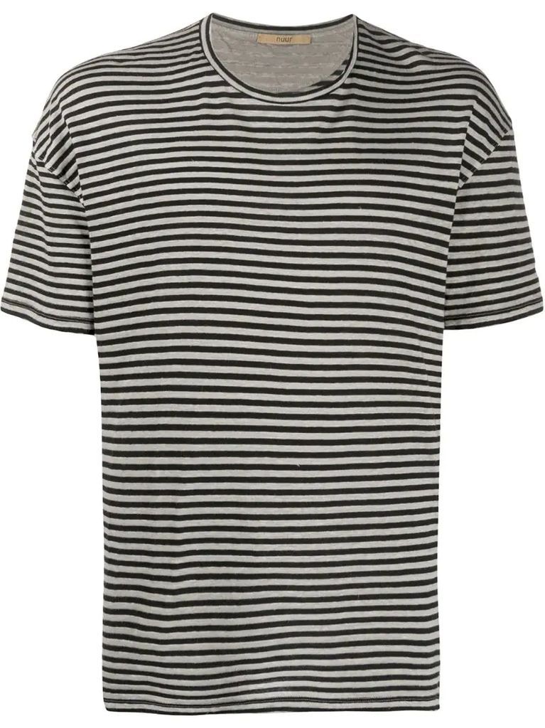 striped loose fit T-shirt
