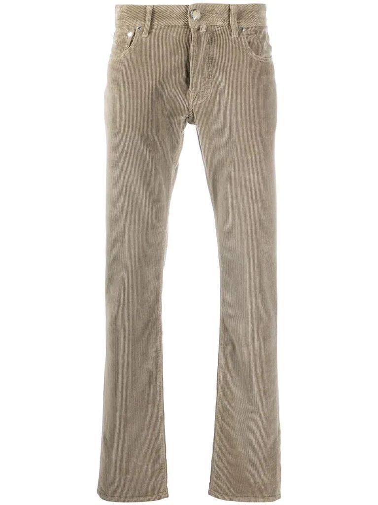 Comfort Fit corduroy trousers