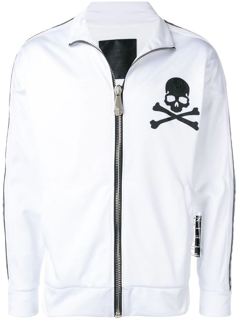 skull print jogging jacket