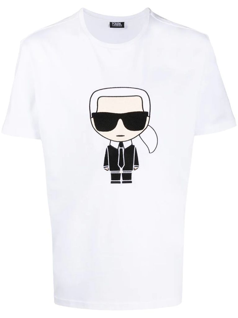 Karl embroidered T-shirt
