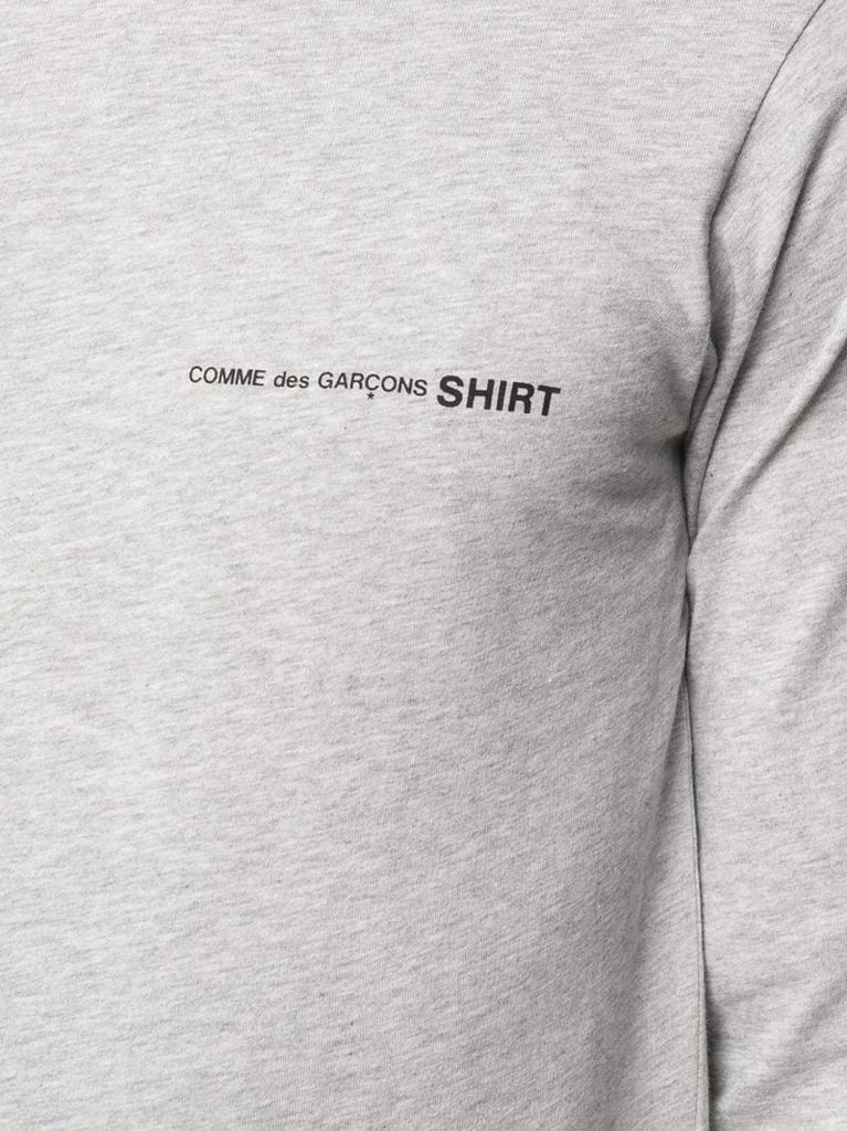 printed logo long-sleeve T-shirt