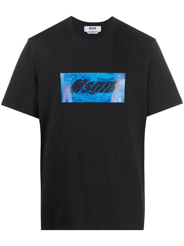 box logo-print cotton T-shirt