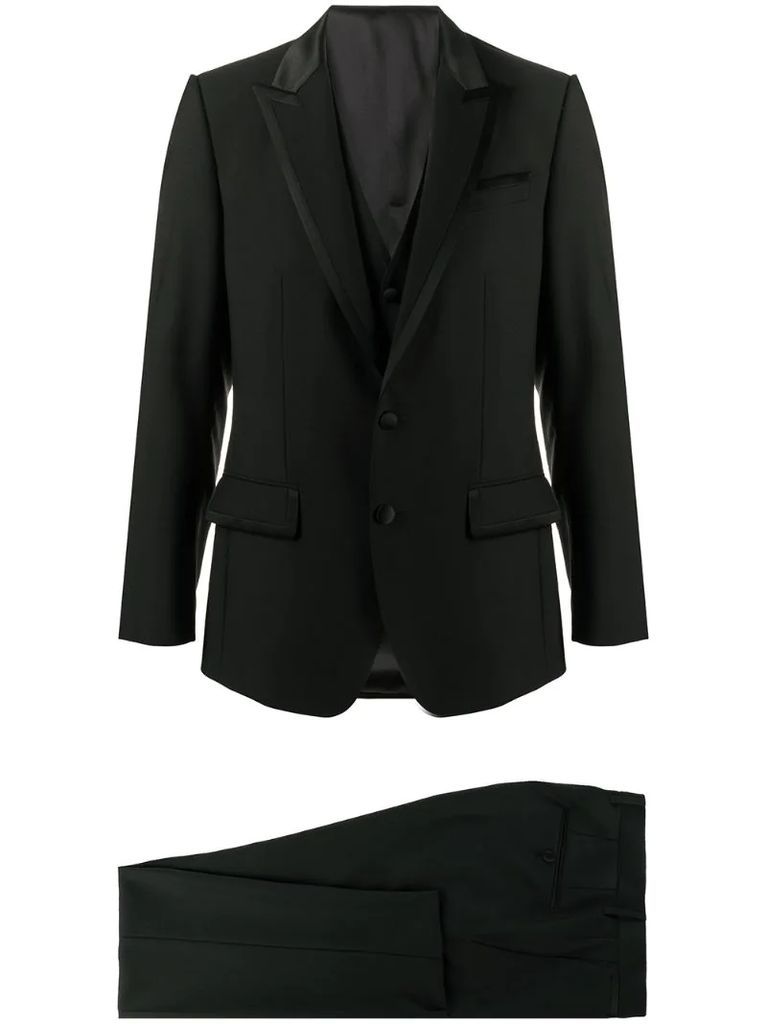 two-piece single-breasted tuxedo suit