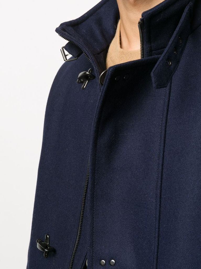 padded-lining duffle coat