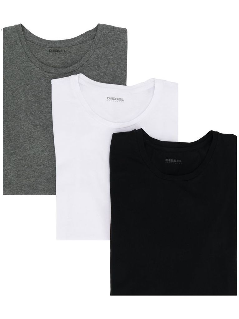 three pack logo T-shirts