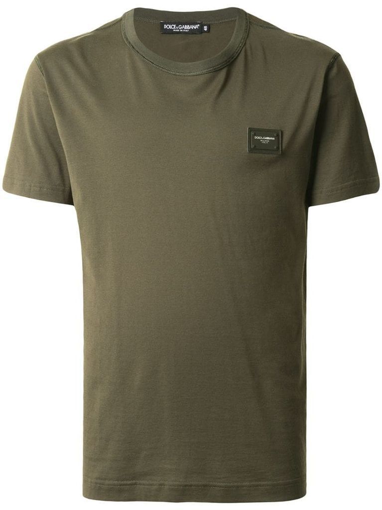 logo patch short-sleeved T-shirt