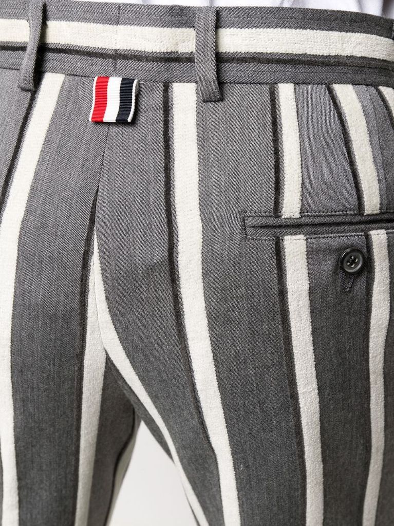 striped chino shorts