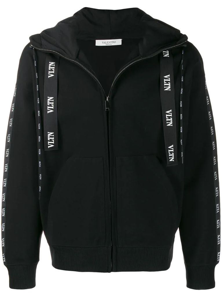 VLTN logo hooded jacket