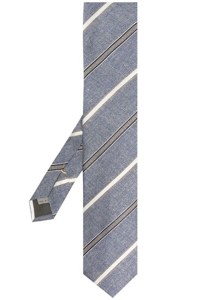 diagonal stripe tie