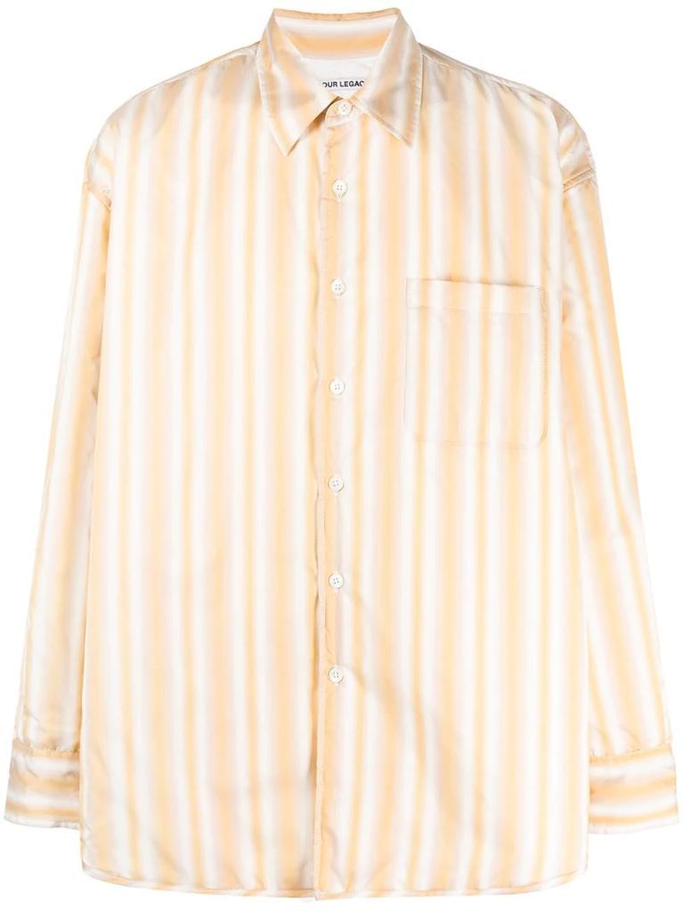 padded striped jacket