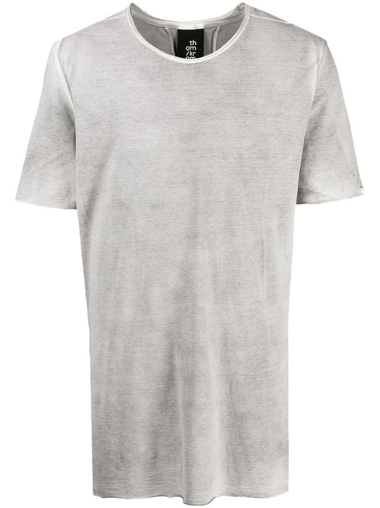 acid wash short-sleeved T-shirt