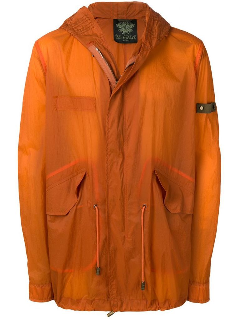 mid-length raincoat