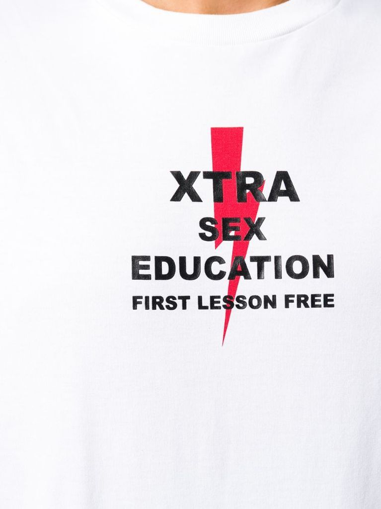 Sex Education-print T-shirt