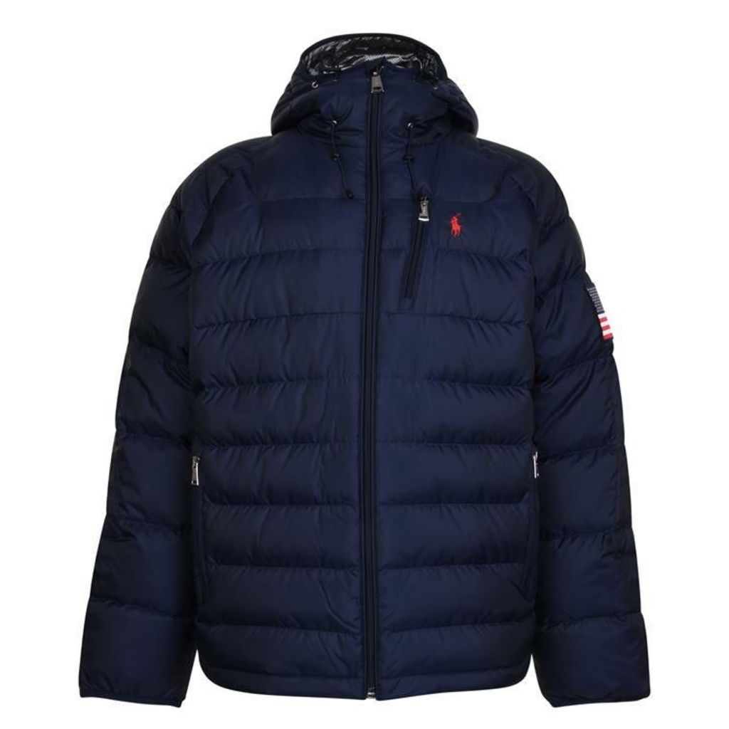 Polo Ralph Lauren Silver Collection Glacier Heated Down Jacket