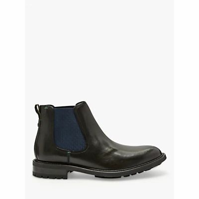 Warkrr Leather Chelsea Boots, Black