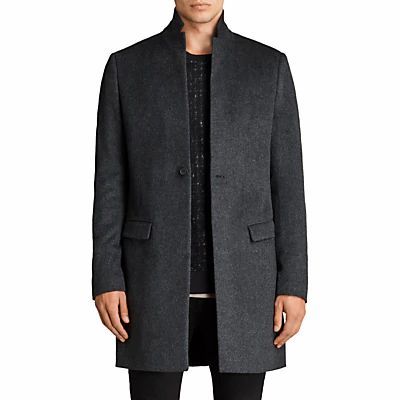 Bodell Wool Tailored Coat, Charcoal Grey