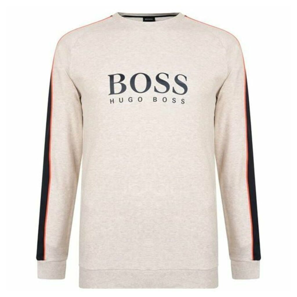 Boss Bodywear Panelled Logo Sweatshirt