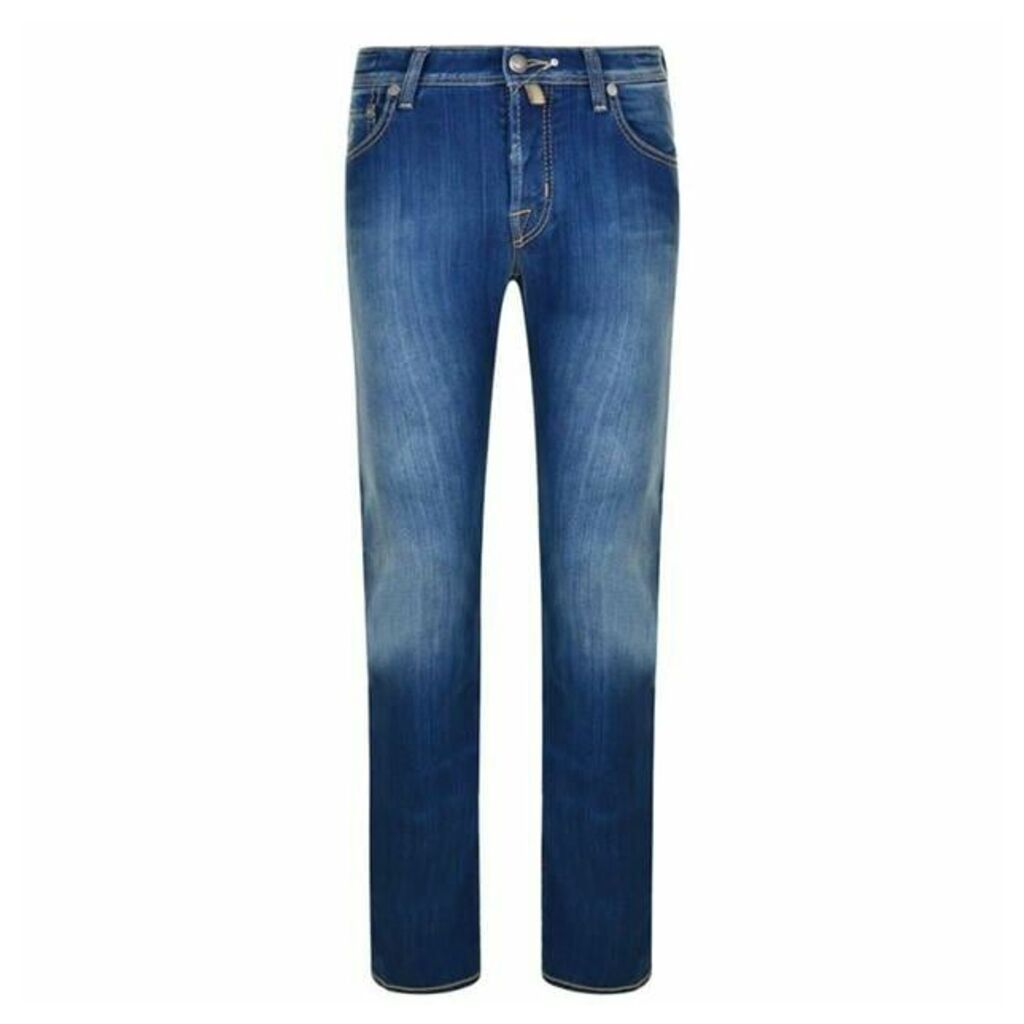 Jacob Cohen Pocket Detail Slim Jeans