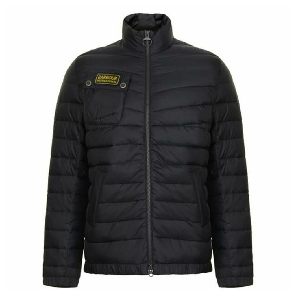 Barbour International Chain Quilted Baffle Jacket