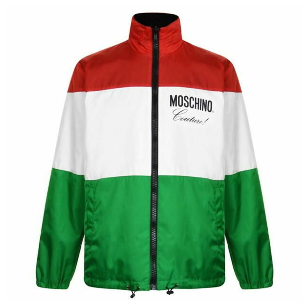 Moschino Reversible Italian Logo Jacket