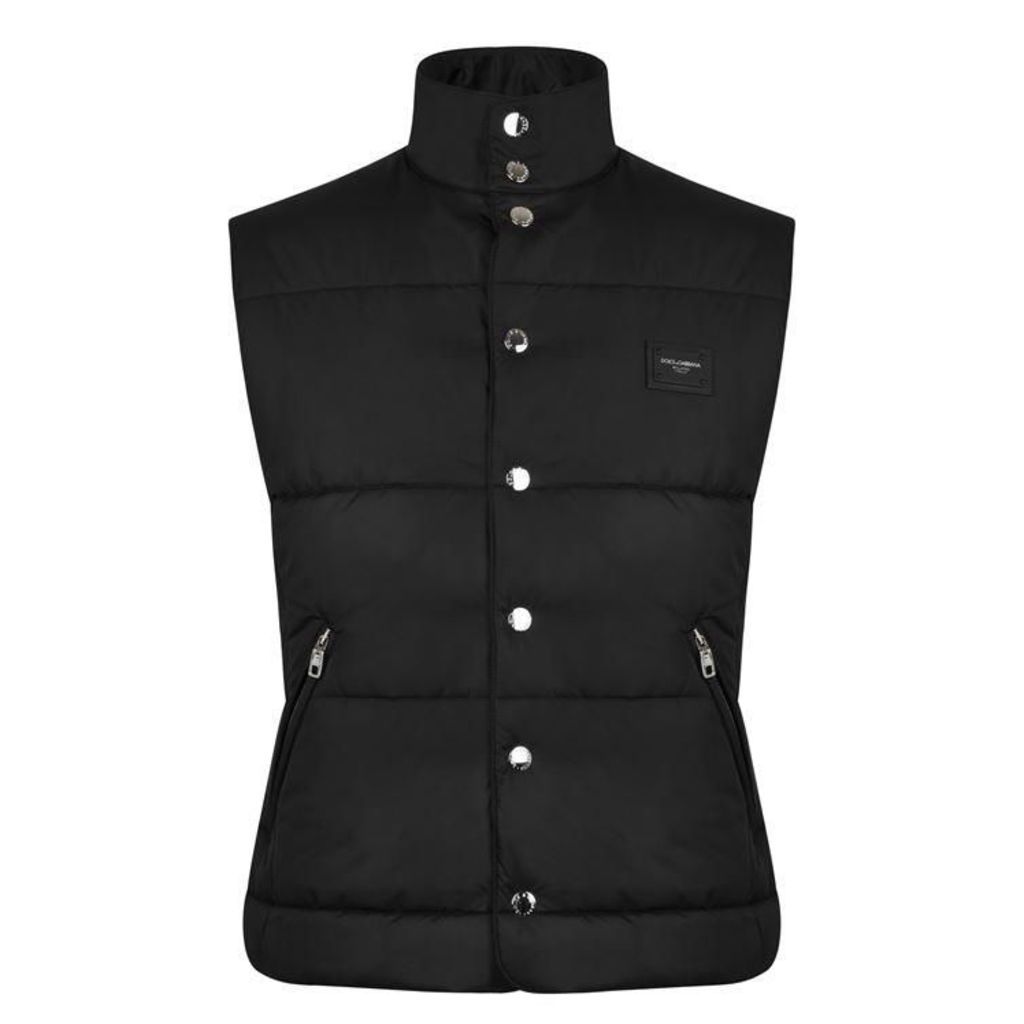 Dolce and Gabbana Logo Plated Gilet