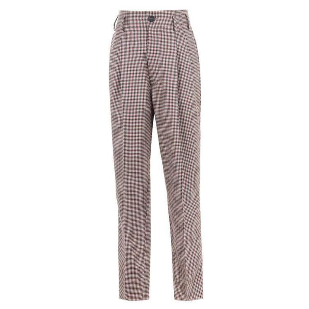 Vivienne Westwood Wool Checked Trousers